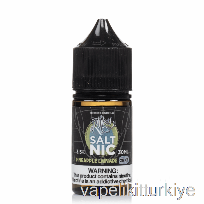 Vape Türkiye Buz üzerinde Ananaslı Limonata - Acımasız Tuzlar - 30ml 50mg